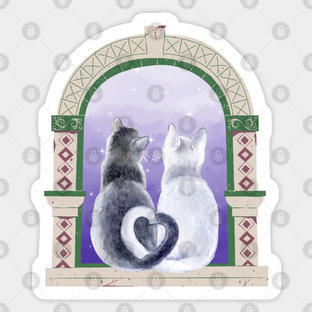 Paws & Stardust Sticker by Premachandra's Store